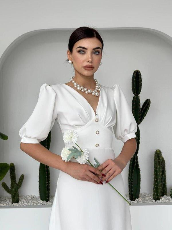 Linda Midi Elbise - Image 1