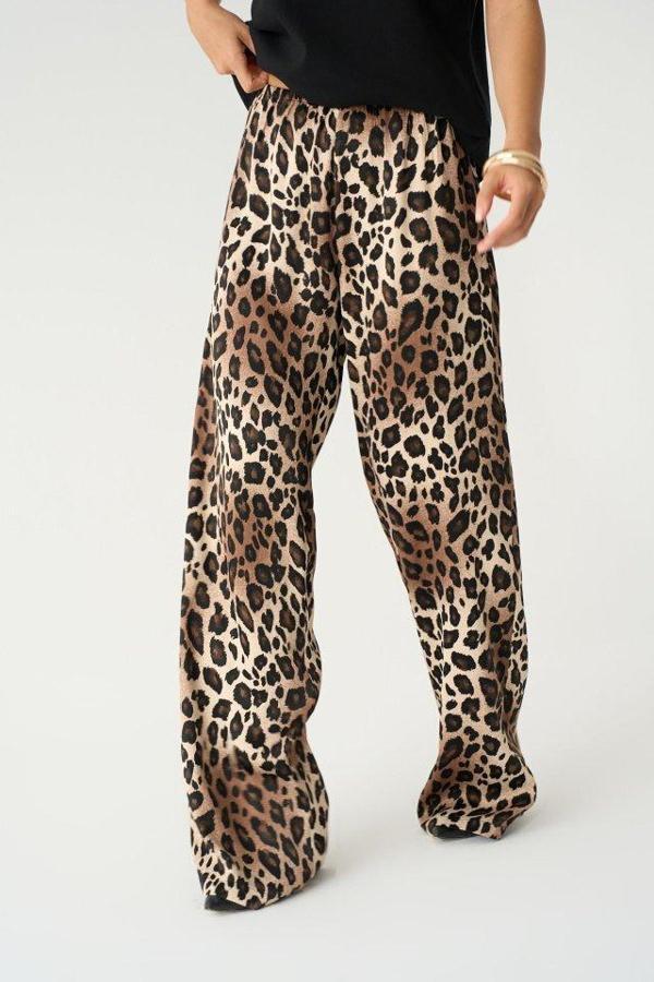 Lastikli Pantolon - Leopar - Image 1