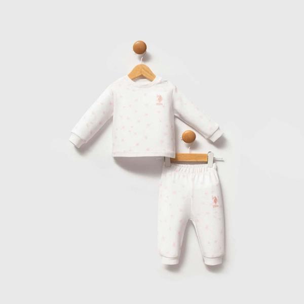 U.S. Polo Assn 2'li Bebek Takımı 2648 Beyaz - Image 1