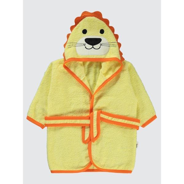 Civil Baby Erkek Bebek Bornoz 0-24 Ay - SarıStandart - Image 1