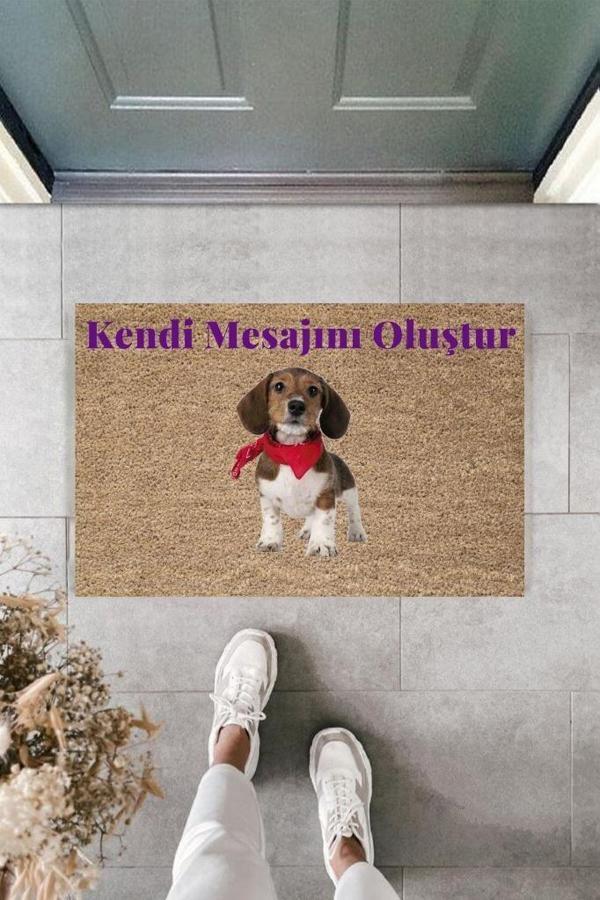 Dijital Baskı Kişiye Özel İç Kapı Dekorasyon Paspas  PS11229 - Image 1