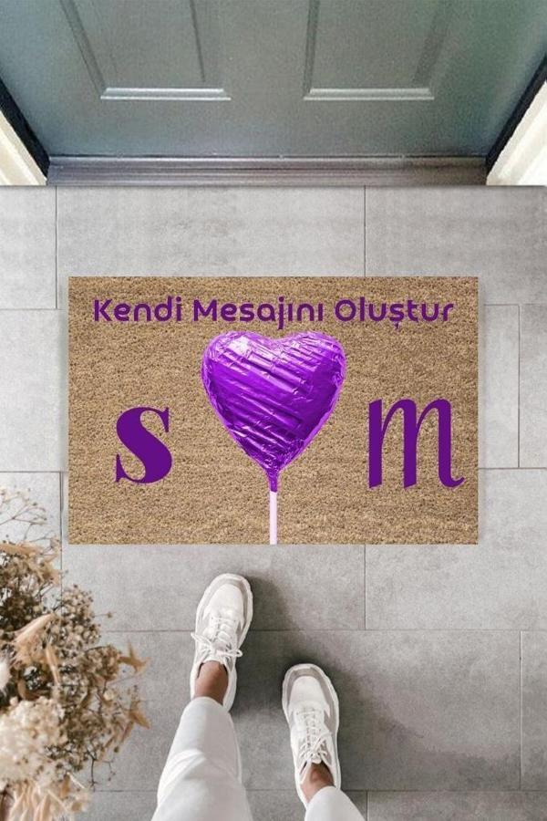 Dijital Baskı Kişiye Özel İç Kapı Dekorasyon Paspas  PS11230 - Image 1