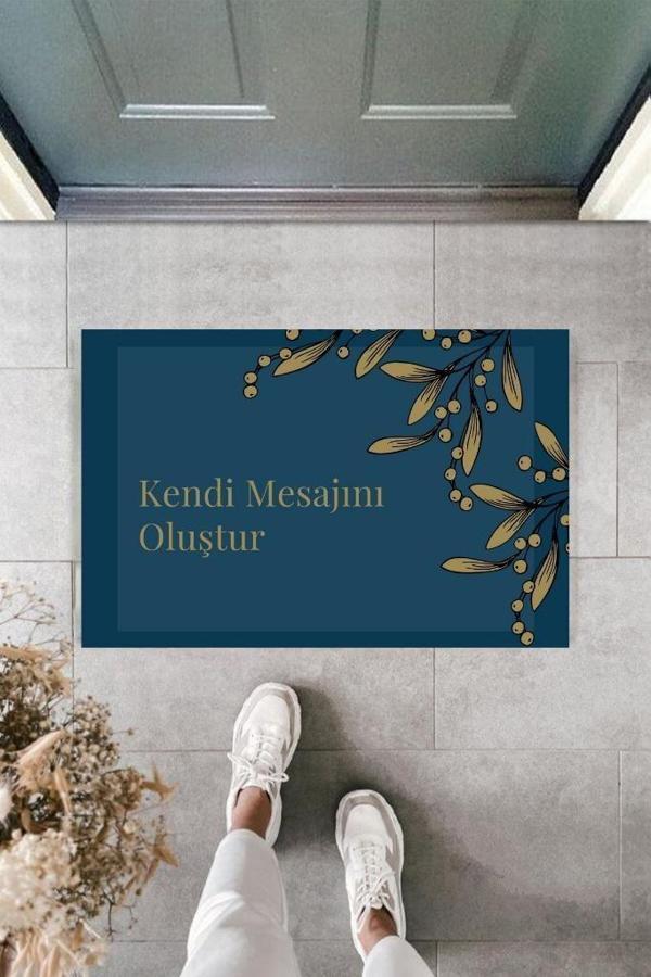Dijital Baskı Kişiye Özel İç Kapı Dekorasyon Paspas  PS11208 - Image 1