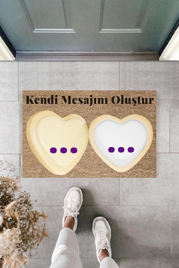 Dijital Baskı Kişiye Özel İç Kapı Dekorasyon Paspas  PS11217 - Image 1