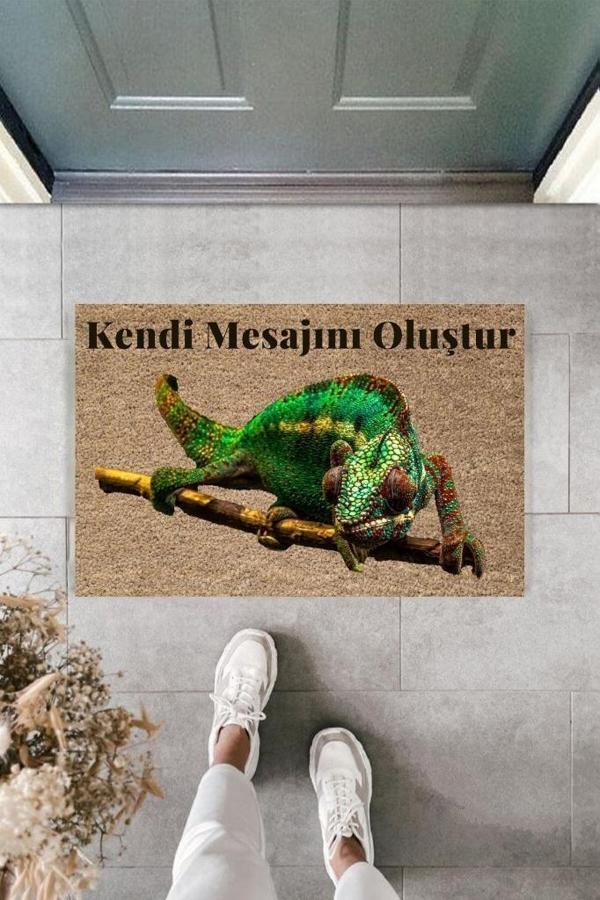 Dijital Baskı Kişiye Özel İç Kapı Dekorasyon Paspas  PS11219 - Image 1