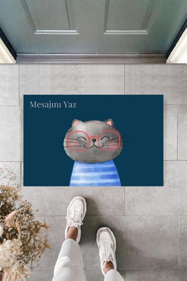 Dijital Baskı Kişiye Özel İç Kapı Dekorasyon Paspas  PS11204 - Image 1