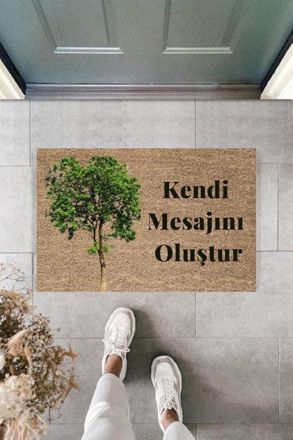 Dijital Baskı Kişiye Özel İç Kapı Dekorasyon Paspas  PS11223 - Image 1