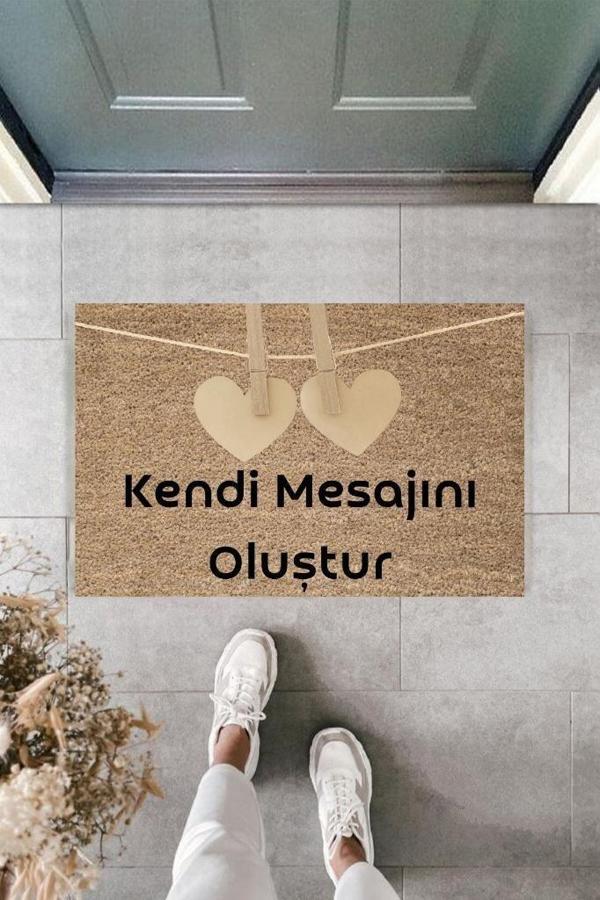 Dijital Baskı Kişiye Özel İç Kapı Dekorasyon Paspas  PS11243 - Image 1