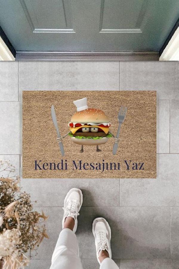 Dijital Baskı Kişiye Özel İç Kapı Dekorasyon Paspas  PS11214 - Image 1