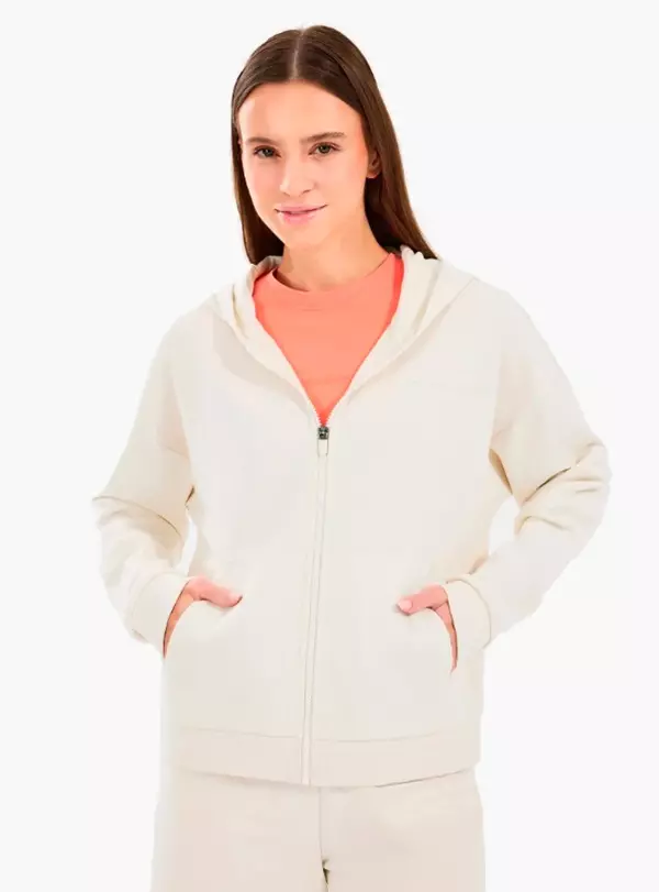 Skechers W Essential Full Zip Hoodie Kadın Sweatshirt - Image 1