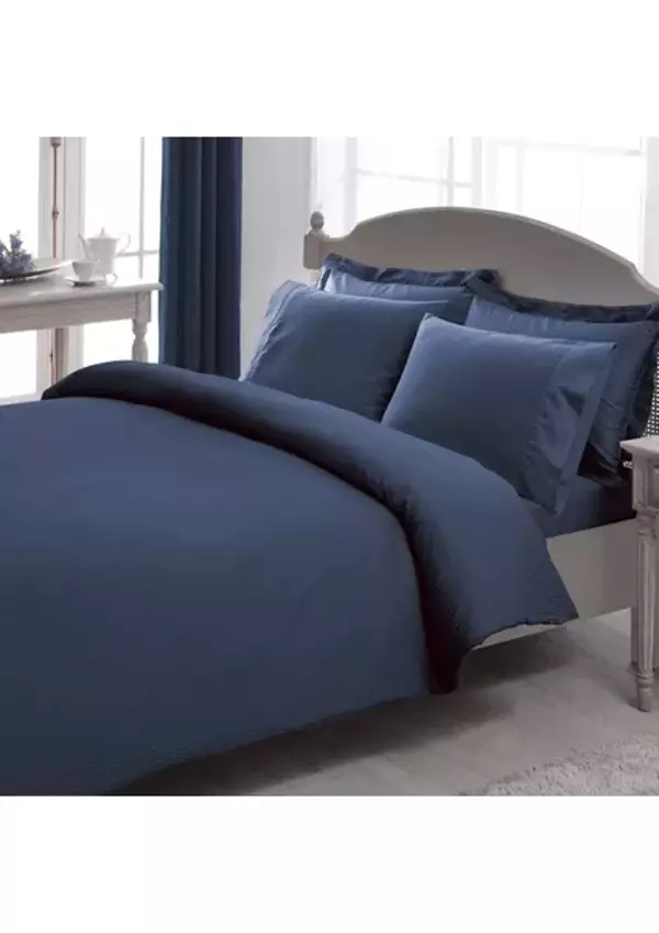 TAÇ PREMIUM BASIC NEVRESİM TAKIMI SIZE ÇİFT KİŞİLİK LACİVERT - Image 1