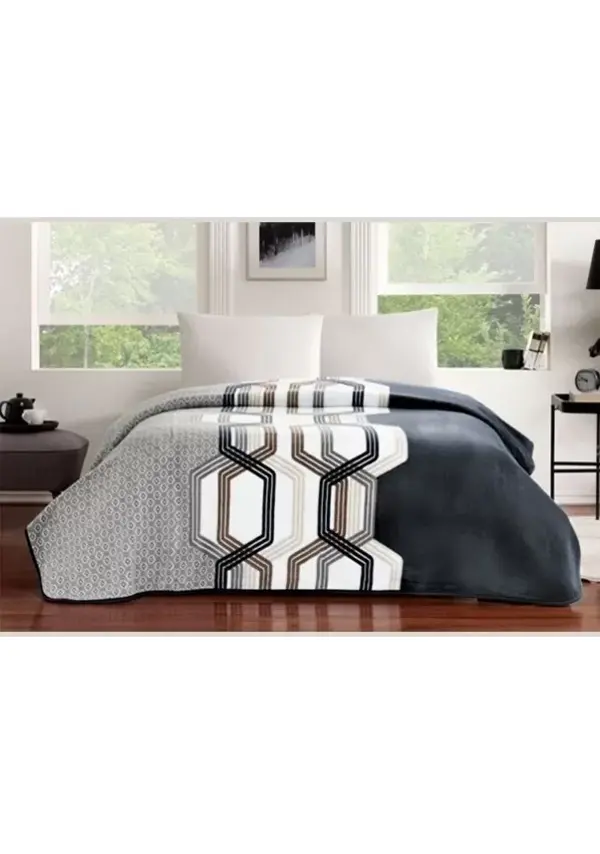 TAÇ ORFEO POLYESTER BATTANİYE ÇİFT KİŞİLİK LACIVERT - Image 1