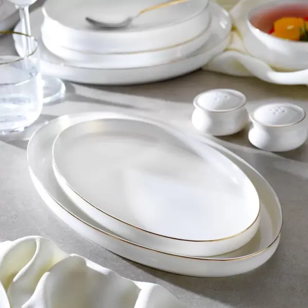 Schafer Superfine Bone Lumiere Yemek Takımı 56 Parça-Gold -GLD03 - Image 1