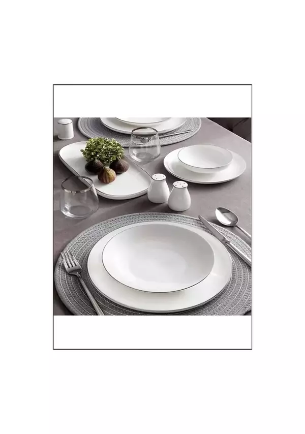 Pierre Cardin Pure Platin 62 Parça 12 Kişilik Yemek Takımı - Image 1