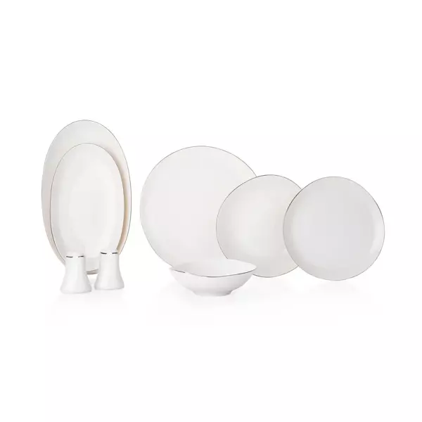 Schafer Ella Yemek Takımı 56 Parça-Platin - Image 1