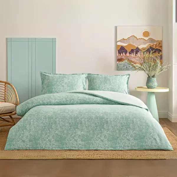 Taç Shimmer Seç&Ser Çift Kişilik Nevresim Takımı Yeşil - Image 1