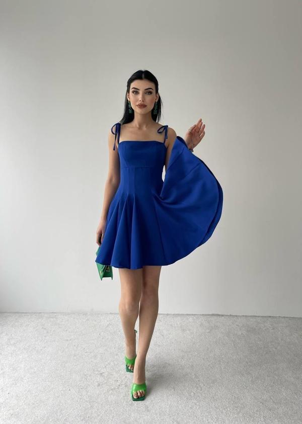 Clara Askılı Mini Elbise - Image 1