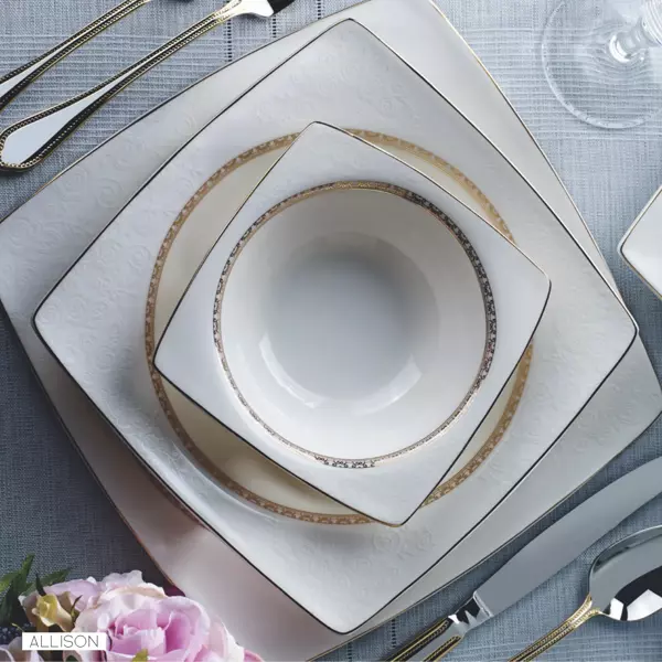 PİERRE CARDİN ALLISON 60 PARÇA YEMEK TAKIMI - Image 1