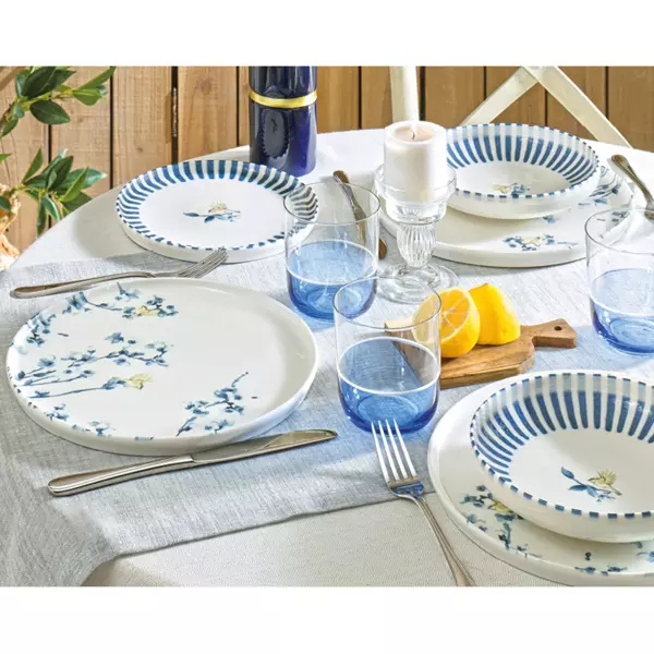 PİERRE CARDİN DORIA 24 PARÇA 6 KİŞİLİK YEMEK TAKIMI - Image 1