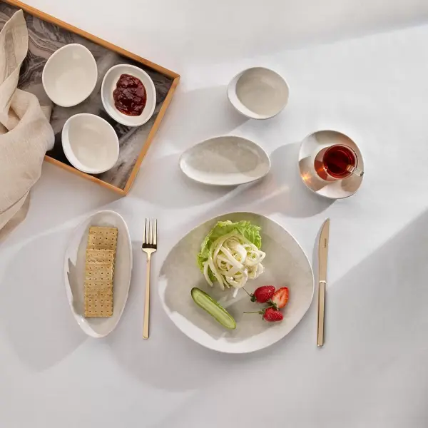 Schafer Felis 32 Parça Kahvaltı Takımı Krem - Image 1