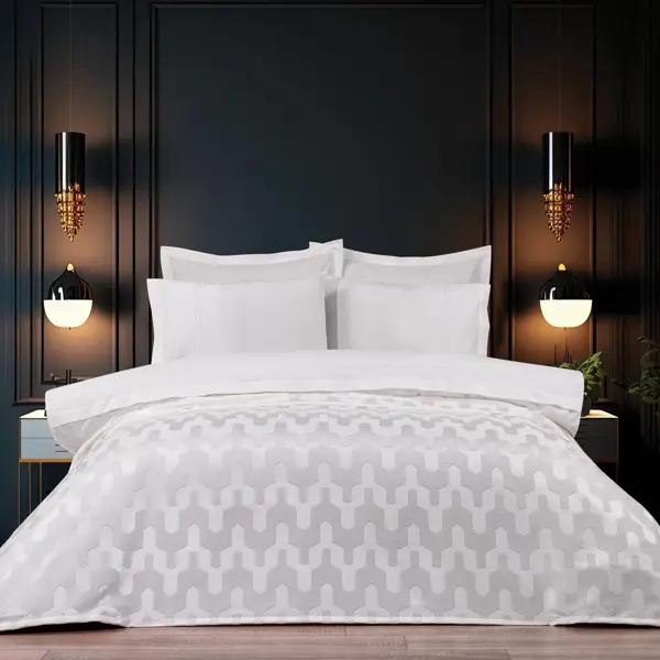 Schafer Home Scala Şönil Çift Kişilik Yatak Örtüsü Seti 7 Parça Krem - Image 1