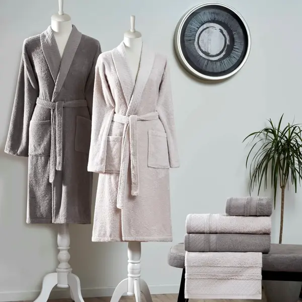 TAÇ BLİSS PURE COTTON AİLE S XXL GRİ ANTRASİT - Image 1