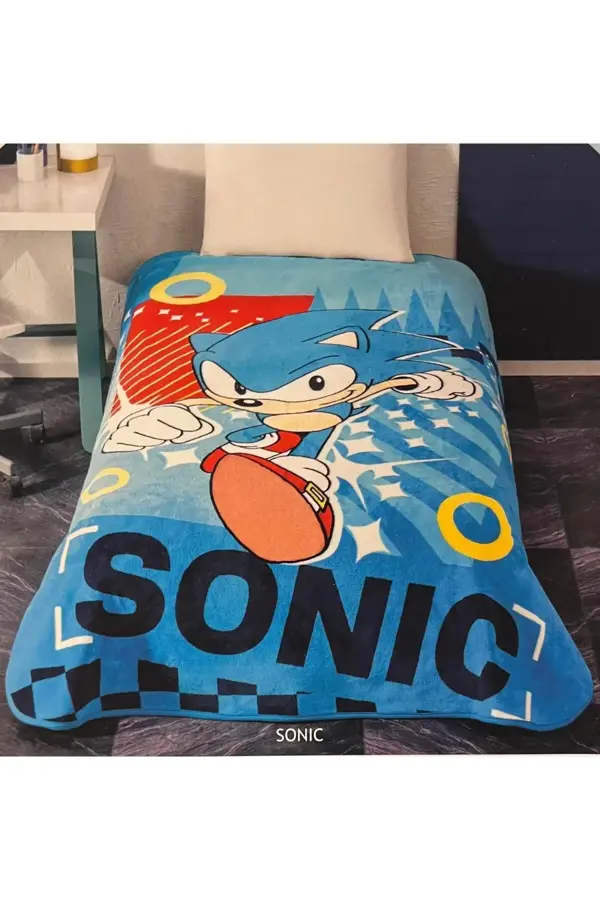 TAÇ LİSANSLI SONIC BATTANİYE TEK KİŞİLİK - Image 1