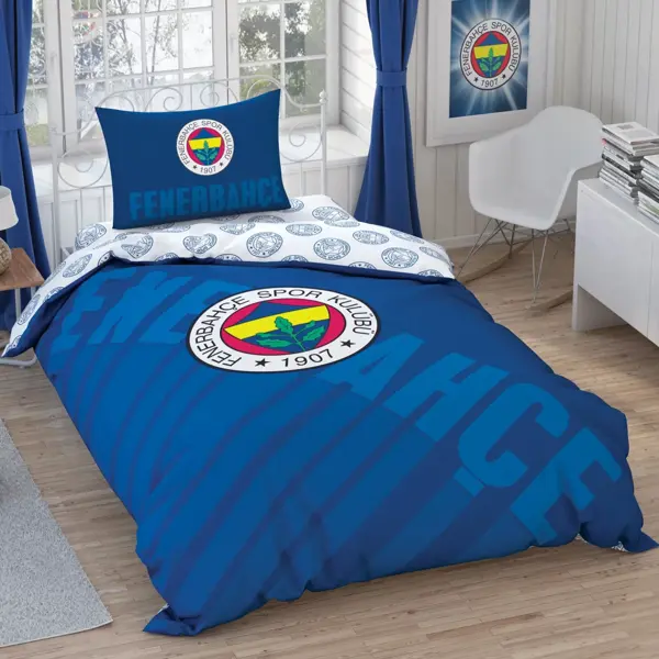 TAÇ LİSANSLI FENERBAHÇE LACİVER LOGO NEVRESİM TAKIMI - Image 1