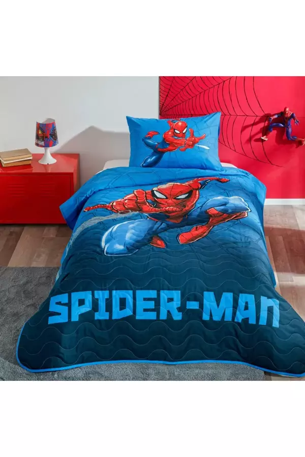 TAÇ LİSANSLI CPP SPIDERMAN FOCUS YATAK ÖRTÜSÜ+YASTIK KILIFI - Image 1