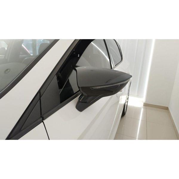 Seat Leon Uyumlu Mk3 (2017-2020) Batman Yarasa Ayna Kapağı (Piano Black) - Image 1