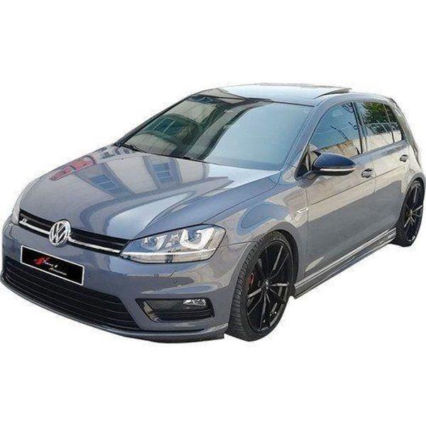 Volkswagen Golf Uyumlu 7 (2017-2020) Batman Yarasa Ayna Kapağı (Parlak Siyah) - Image 1
