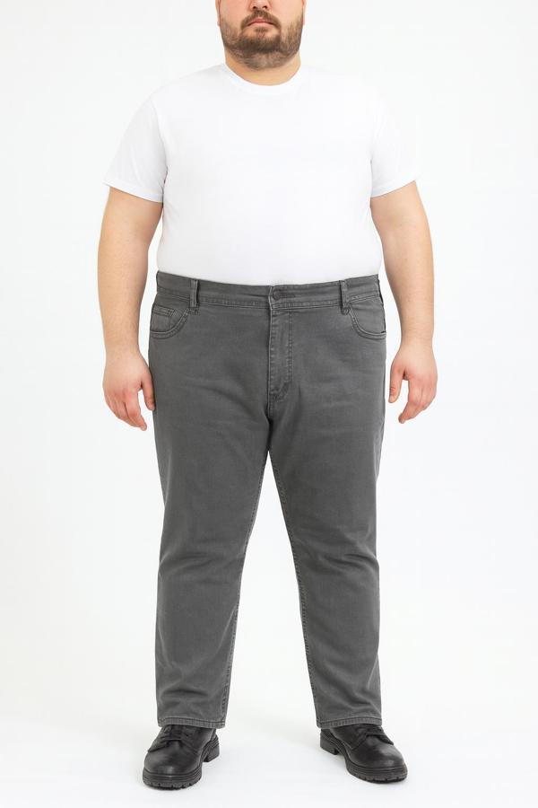 Regular Fit Likralı Büyük Beden Erkek Jean Pantolon 7374 - Image 1