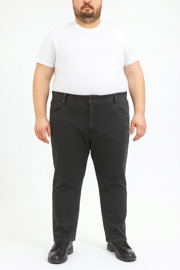 Regular Fit Likralı Büyük Beden Erkek Jean Pantolon 7374 - Image 1