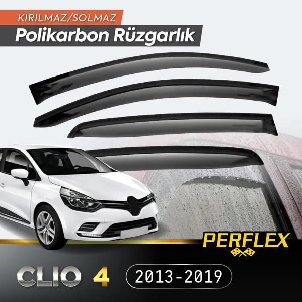 Perflex Polikarbon Kırılmaz Rüzgarlık V2 Mugen Renault Clio 4 2013-2019 - Image 1