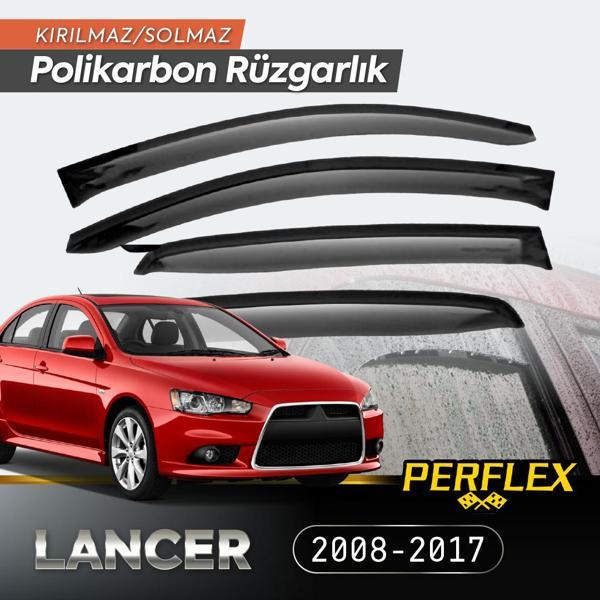 Mitsubishi Lancer 2008-2017 Cam Rüzgarlığı V2 Düz - Image 1