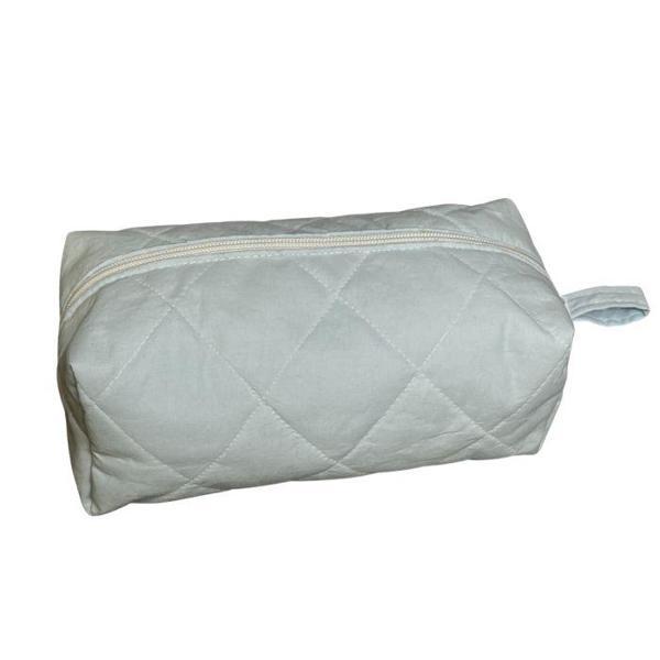 Uretti - Ege 7366 6559 El Yapımı Makyaj Çantası / Organizer - Mavi - 14cm x 23cm - Image 1