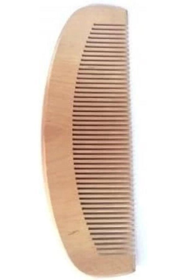 Ahşap Tarak 12'li Paket Dar Dişli Oval - Image 1