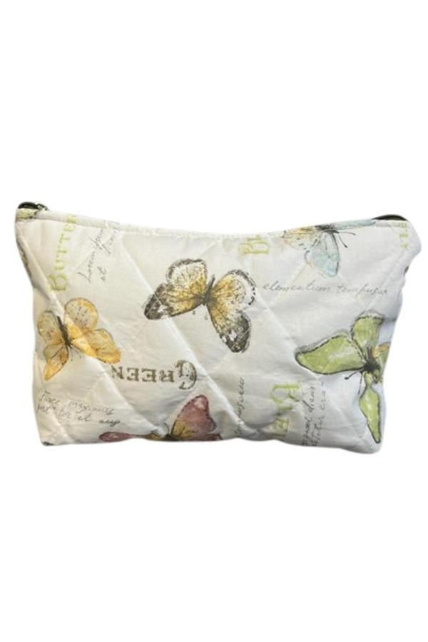 Uretti - Ege 7366 3530 El Yapımı Kelebek Baskı Model Clutch  / Portföy Çanta - 19cm x 29cm - Image 1