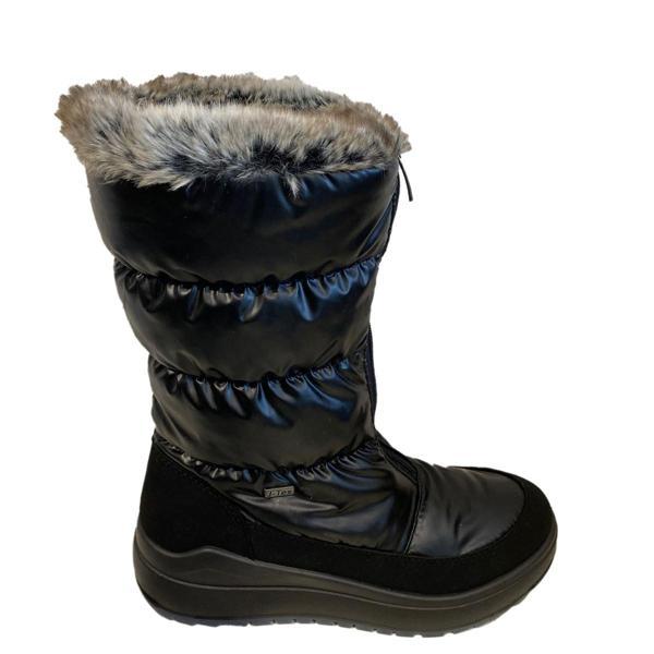 Kadın Bot (Kar) 6368 22J Jacalu textile upper and synt leather-Pu sole Black - Image 1