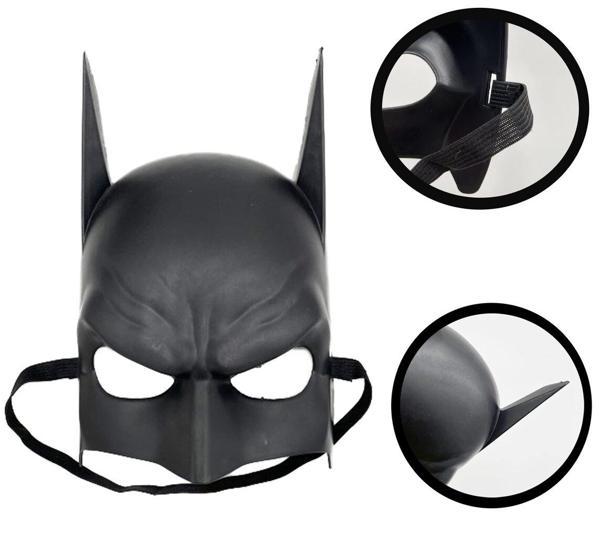 Siyah Çocuk Batman Maskesi Lastikli - Image 1