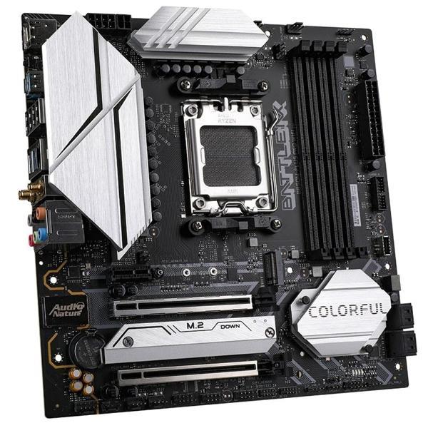 COLORFUL BATTLE-AX B850M-PLUS PRO WIFI V14 DDR5 7600MHz mATX AM5 Gaming (Oyuncu) Anakart - Image 1