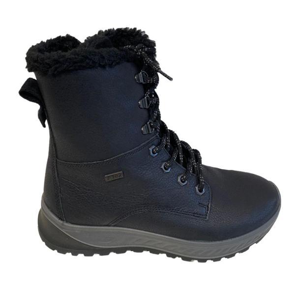 Kadın Bot 14504 39J Jacalu letaher upper and pPu sole Black - Image 1