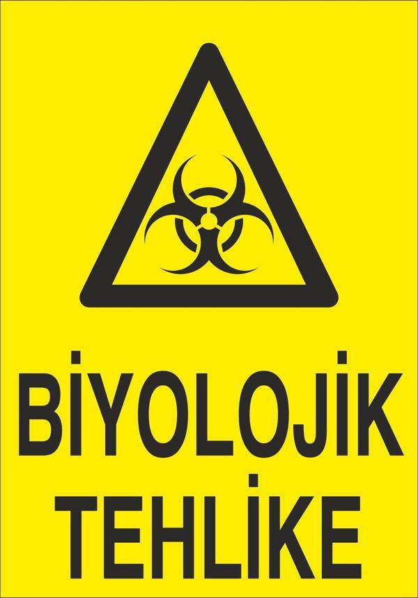 Biyolojik Tehlike Uyarı Levhası - Image 1