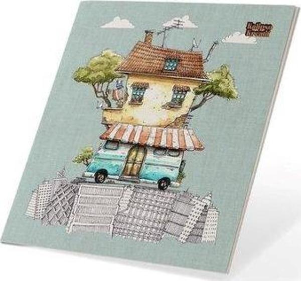Kalipso 13x14 Gezgin 32 Ypk Tel Dikişli Mini Not Defteri - Image 1