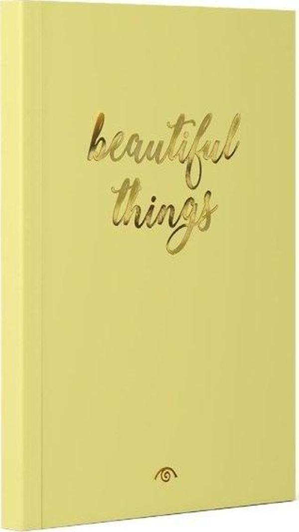 Kalipso Pastel Sarı Soft Kapak 13x19 Butik Defter - Image 1