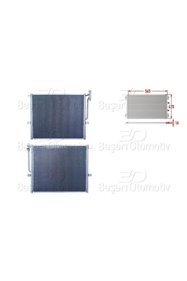 3400400-WISCO BMW X3 E83 BENZINLI 03-10 KLIMA RADYATORU MT-AT 560X471MM 3400400 - Image 1