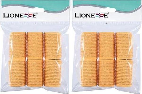 Lionesse Bigudi 1112 Süngerli Turuncu 6'Lı Paket 2 Adet - Image 1