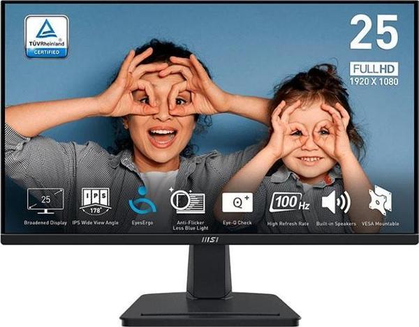 Msı Pro Mp251 25 1920X1080 100Hz 1Ms Hdmı Vga Ips Monitör - Image 1