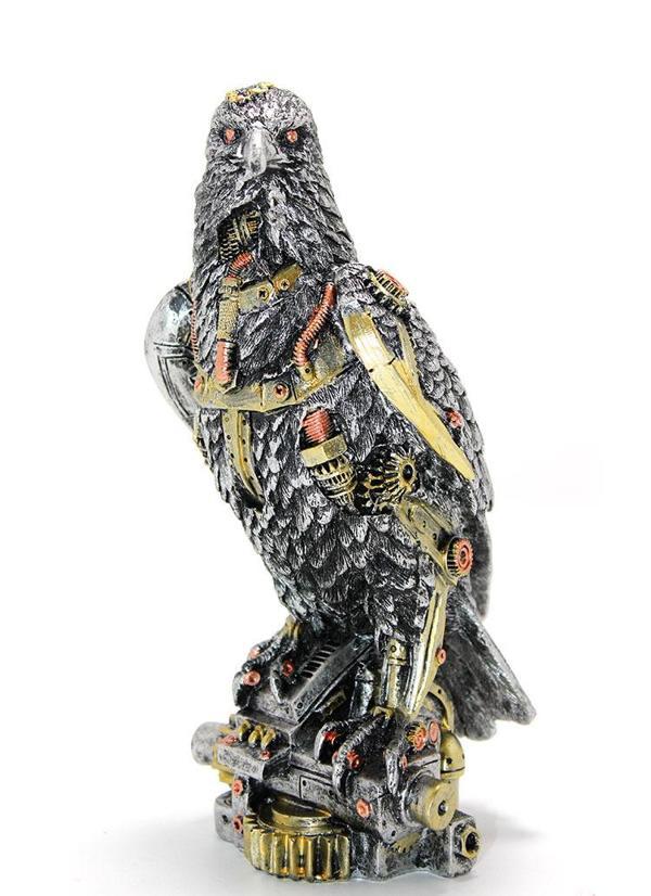 Steampunk Polyester Kartal Figürü  - Image 1