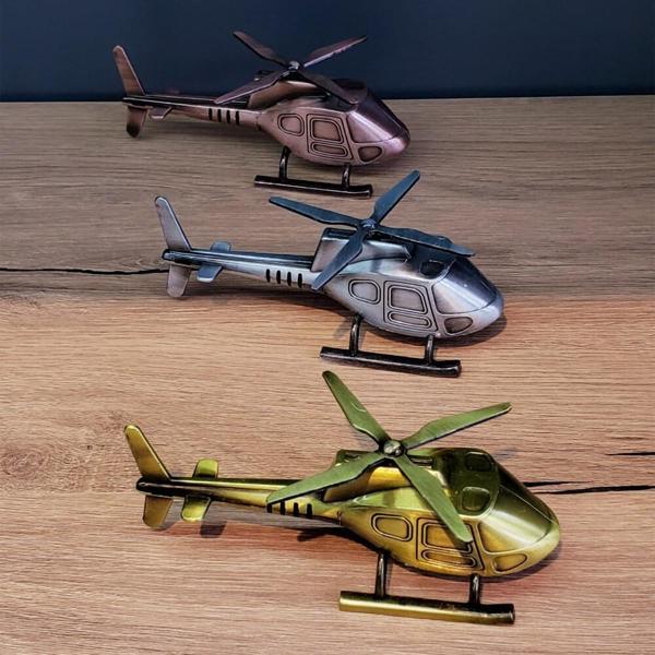 Dekoratif Metal Helikopter - Image 1